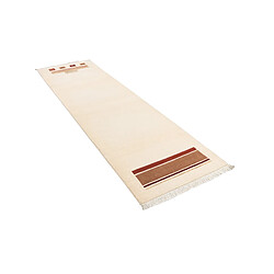 Avis Vidal Tapis de couloir en laine 297x84 beige Darya