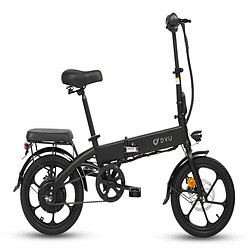 Vélo Électrique Pliant DYU A1F 16 Pouces 25km/h - Moteur 250W Batterie 36V7.5Ah Freins à Disque - Noir