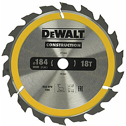 Avis DEWALT DT1938-QZ - Hoja para sierra circular portátil para construcción 184x16mm 18D ATB +20º