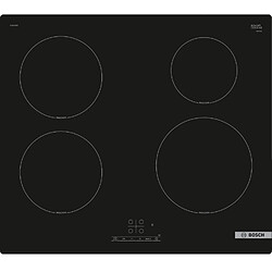 Table de cuisson induction 60cm 4 feux 4600w noir - PUE61RBB5E - BOSCH