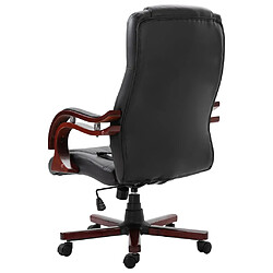 Avis Helloshop26 Chaise fauteuil siège de bureau informatique étude similicuir noir 02_0024042