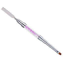 Acheter Poly Gel Brosse À Ongles Double Terminaison Poly Acrylique Gel UV Extension Builder Pourpre