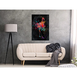 Artgeist Tableau - Flamingo Colour (1 Part) Vertical [20x30]