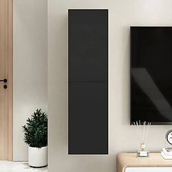 vidaXL Meuble TV Noir 30,5x30x110 cm Bois d’ingénierie