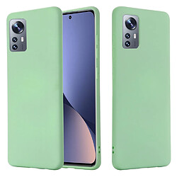 Coque en silicone antichoc avec sangle vert pour votre Xiaomi 12/12X