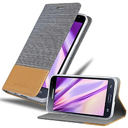 Cadorabo Coque Samsung Galaxy J3 2016 Etui en Gris