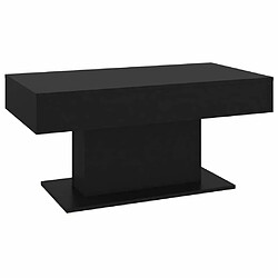 Maison Chic Table basse,Table Console Table d'appoint, Table pour salon Noir 96x50x45 cm Aggloméré -MN89807