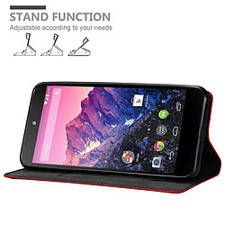 Cadorabo Coque LG Google NEXUS 5 Etui en Rouge