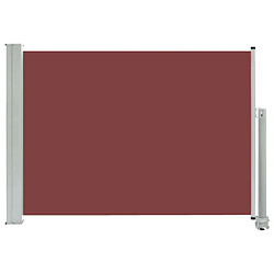 vidaXL Auvent latéral rétractable de patio 80x300 cm Marron