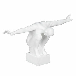 BigBuy Home Figurine Décorative Blanc 39 x 15,5 x 19 cm