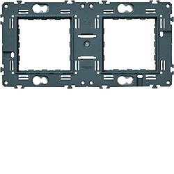 support double - horizontal et vertical - entraxe 71 mm - hager gallery wxa464