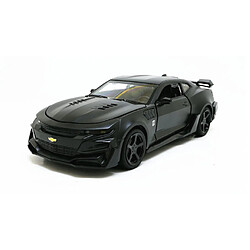 Avis Universal 1: 32 Chevrolet Camaro alliage modèle de voiture son et léger moule en métal coulé jouets de voiture enfants garçons cadeaux moulée sous pression voiture jouet | Voiture jouet moulée sous pression (noir)