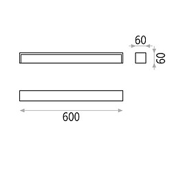 Acb Applique Tavi 1x18W LED Chrome