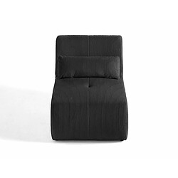 Lisa Design Onyx - fauteuil sans accoudoirs - en velours côtelé pas cher