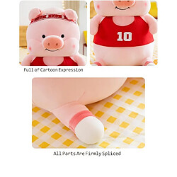 Avis Universal 35cm peluche de cochon, mignons enfants et poupées dormant sur le lit et les cadeaux de Noël pour les garçons et les filles | oreillers en peluche (bleu)