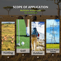 Télémètre de chasse au golf YUANFU NK-1000 télémètre vertical et horizontal pas cher