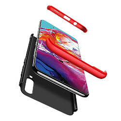 Wewoo Coque Rigide Étui pour PC à couverture intégrale à trois étages Galaxy A70 noir rouge pas cher