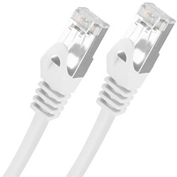 Câble réseau Ethernet FTP Lanberg Cat.6 blanc 3m pas cher