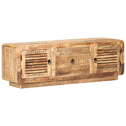 vidaXL Meuble TV 120x30x40 cm Bois de manguier brut