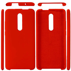 Coque en silicone liquide mou rouge pour votre Xiaomi Redmi K20/K20 Pro/Mi 9T/Mi 9T Pro