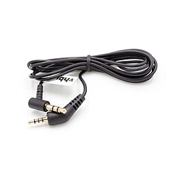 vhbw Câble audio AUX vers prise jack 3,5mm pour Bose QuietComfort 3, QC3 casques d'écoute, 120cm