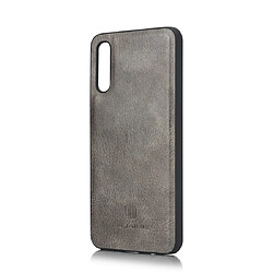 Acheter Wewoo Housse Coque Etui en cuir Crazy Horse Texture Flip détachable magnétique avec support et fentes pour cartes et portefeuille Galaxy A50 Gris