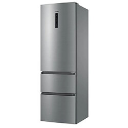 Acheter Haier HTR3619ENMN Réfrigérateur Congélateur No Frost 348L 37dB 230V Inox