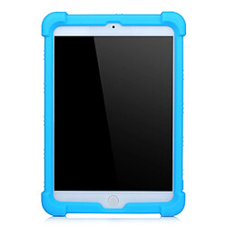 Coque en silicone Souple avec béquille bleu clair pour votre Apple iPad Mini 3/iPad Mini 2/iPad Mini