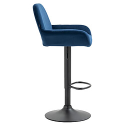 Avis Non Tabouret de bar Braga velours noir