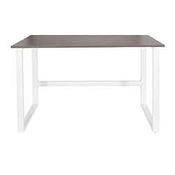 Bureau WORKSPACE LIGHT I 120 x 60 cm gris/blanc hjh OFFICE 