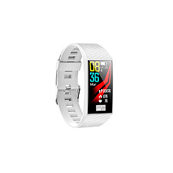 Avis Moniteur de fréquence cardiaque Smart Watch Blue-Tooth Ecg Sport Podomètre Dt58 blanc