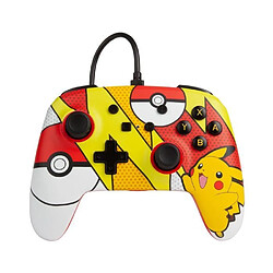 Acheter Pack Manette SWITCH Filaire Nintendo POKEMON PIKACHU POP ART Officielle + Casque Gamer PRO H3 Rouge SPIRIT OF GAMER SWITCH