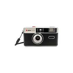 Appareil photo argentique compact AgfaPhoto 35mm Silver Noir Réutilisable