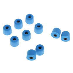 bouchons d'oreilles earbud en mousse à mémoire de forme pour oreillette inear 3.0mm bleu pas cher