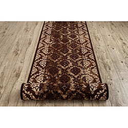 RUGSX TAPIS DE COULOIR antidérapant ROMANCE 67 cm marron 67x100 cm pas cher