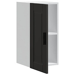 Acheter vidaXL Armoire murale de cuisine Porto noir bois d'ingénierie