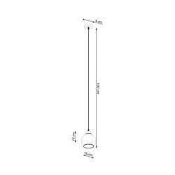 Acheter Luminaire Center Suspension Alino Acier,Verre Noir