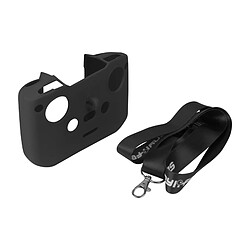 Etui En Silicone Anti-poussière Avec Cordon Pour DJI Mavic Air 2 Noir