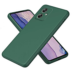 Htdmobiles Coque pour Motorola Moto G54 5G - housse etui silicone gel fine + film ecran - VERT