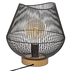 Atmosphera, Createur D'Interieur Lampe filaire à poser Jena - Hauteur 28 cm - Noir