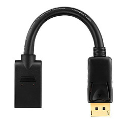 PureInstall pi175Adaptateur DisplayPort mâle vers DisplayPort Femelle Noir