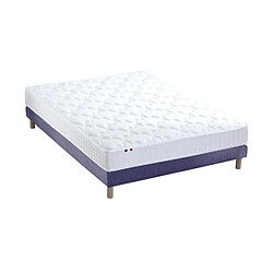 Idliterie Ensemble Matelas accueil mémoire de forme MAM AZUR + Sommier - Made in France