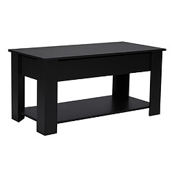 Le Quai Des Affaires Table basse plateau relevable UTAH 100x50cm / Noir