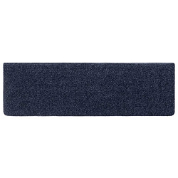 Avis vidaXL Tapis de marches d'escalier 10 pcs 65x21x4 cm Aiguilleté