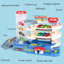 Universal Parking pour enfants Voiture jouet Bâtiment Voiture rail électrique Petit garage Super grande 3D Multi-étage Garçon Cadeau | Voiture jouet moulée sous pression