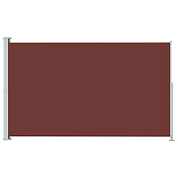 vidaXL Auvent latéral rétractable de patio 180x300 cm Marron