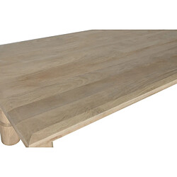 Avis Pegane Table à manger, table de repas rectangulaire en bois de manguier naturel - longueur 200 x profondeur 90 x Hauteur 76 cm