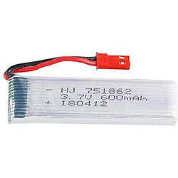 2 pcs 3.7V 600mAh Batterie Lipo Rechargeable pour RC Quadcopter Drones UDI U817 U817C U817A U818A WLtoys V959 V969 V979 V989 RC