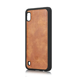 Acheter Wewoo Housse Coque Etui en cuir Crazy Horse Texture Flip détachable magnétique avec support et fentes pour cartes et portefeuille Galaxy A10 Marron