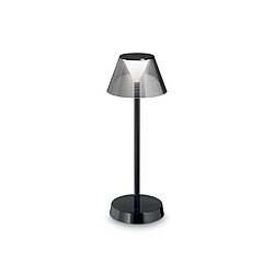 Ideal Lux Lampe de table d'extérieur LED intégrée 1 lumière noire 3000K IP44